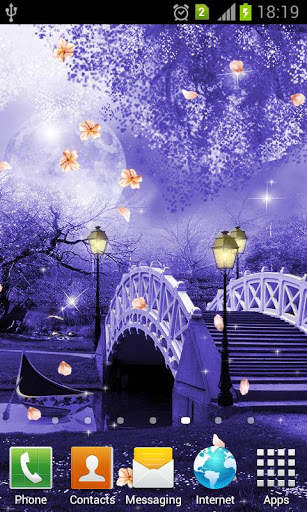 Mystic Sakura Live Wallpaper screenshot 2