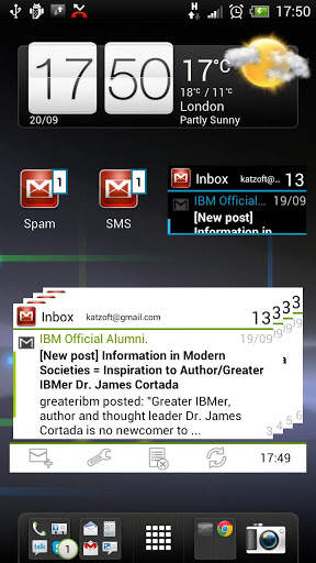 Gmail Widgets Trial скриншот 1