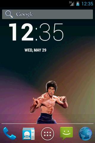Bruce Lee widget screenshot 2