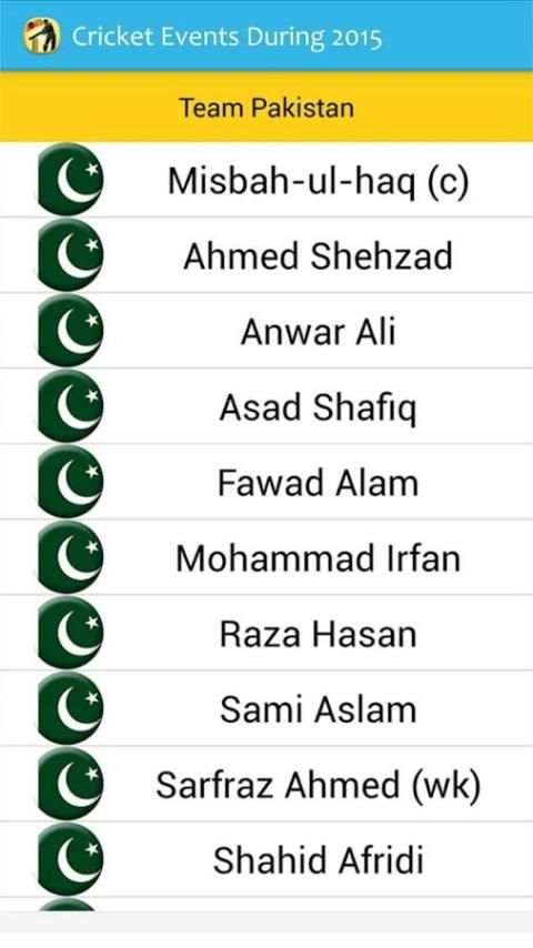 Cricket Events During 2015 screenshot 7