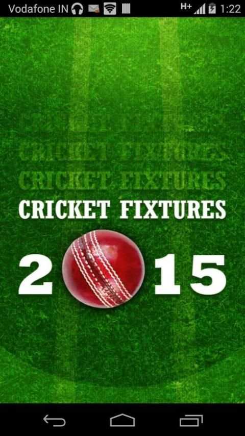Cricket Fixtures 2015 screenshot 7