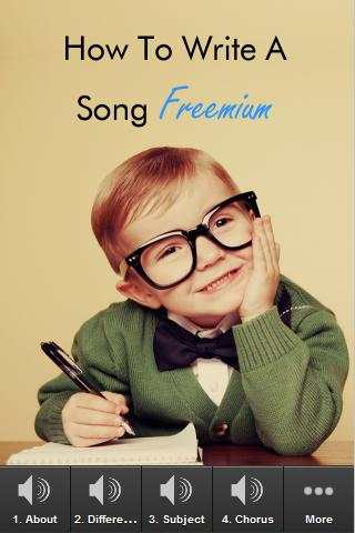 How To Write A Song Freemium 1 تصوير الشاشة