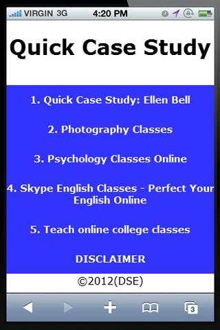 Quick Case Study स्क्रीनशॉट 1