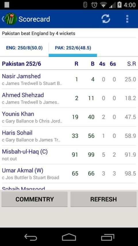 Worldcric Cricket Live screenshot 1
