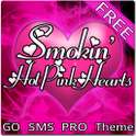 Smokin' HOT PINK GO SMS on 9Apps