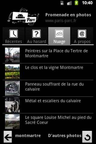 AndroidParc Photos de Paris 3 تصوير الشاشة