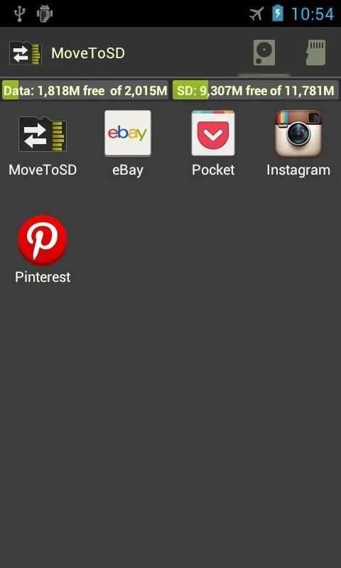MoveToSD - move apps to SDCard स्क्रीनशॉट 2