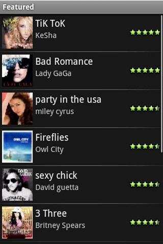 Free Popular Ringtones screenshot 2