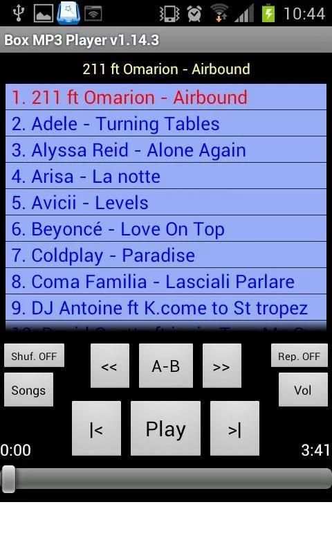 Box MP3 Folder Music Player screenshot 5