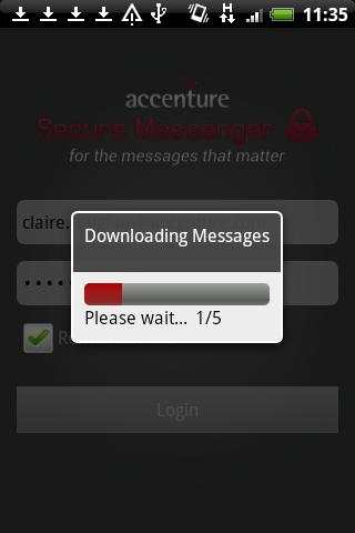 Accenture Secure Messenger screenshot 2