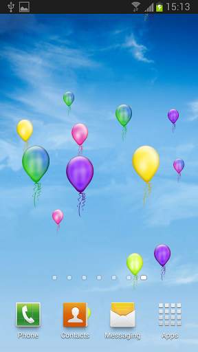 Balloons Live Wallpaper 1 تصوير الشاشة