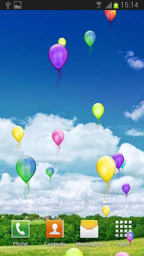 Balloons Live Wallpaper 2 تصوير الشاشة