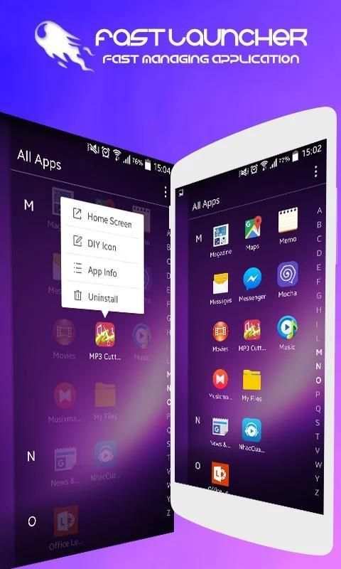Fast, Small & Simple Launcher screenshot 1