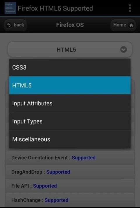 HTML5 Supported for Firefox स्क्रीनशॉट 4