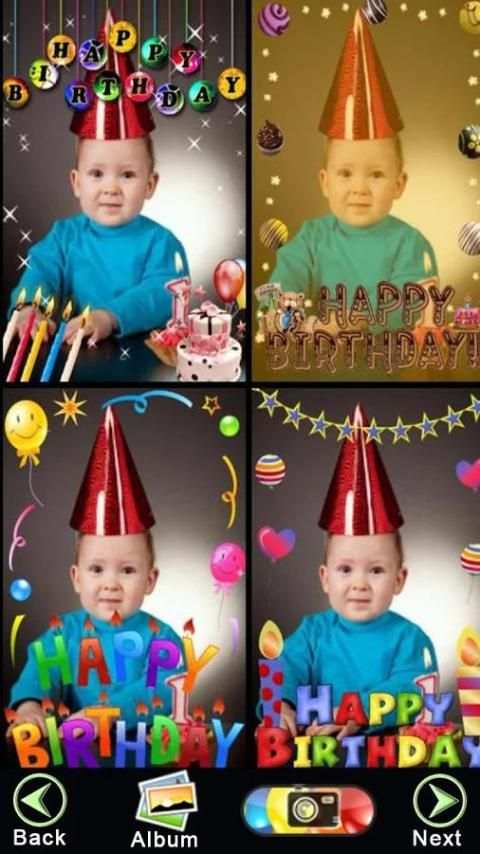 Birthday Camera screenshot 12