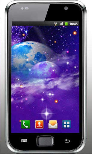 Space Flash Top Live Wallpaper screenshot 2