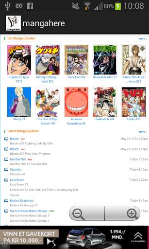 Mangahere screenshot 2