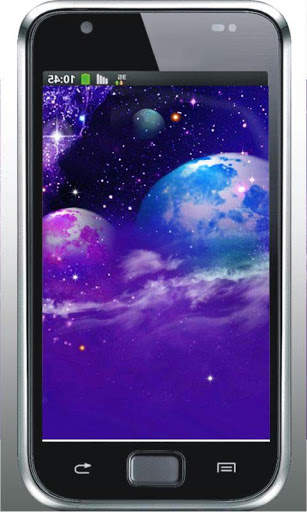 Space Flash Top Live Wallpaper screenshot 1