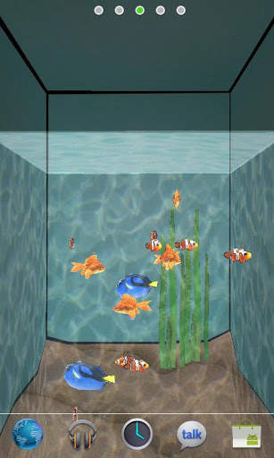 3D Aquarium LWP 1 تصوير الشاشة