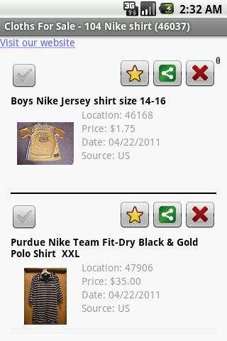 Clothes For Sale screenshot 2
