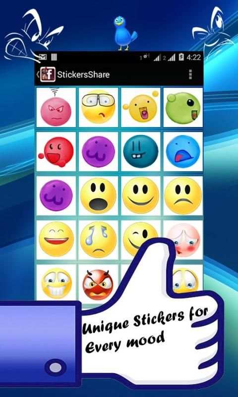 Stickers for Facebook screenshot 3