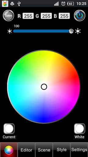 WiFi-100 LED controller screenshot 1