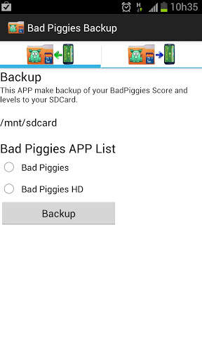 Bad Piggies Backup screenshot 1