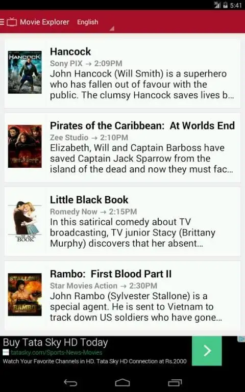 TV Guide India screenshot 12