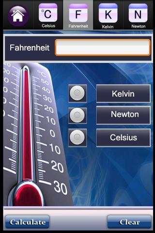 TEMPERATURE CONVERTER screenshot 2