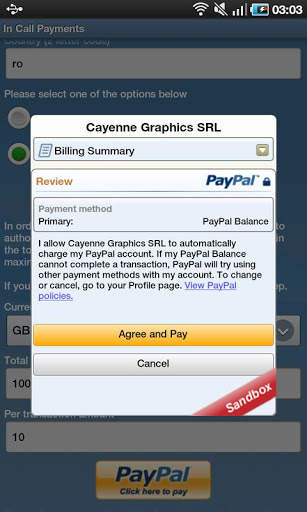 In Call Payments скриншот 2