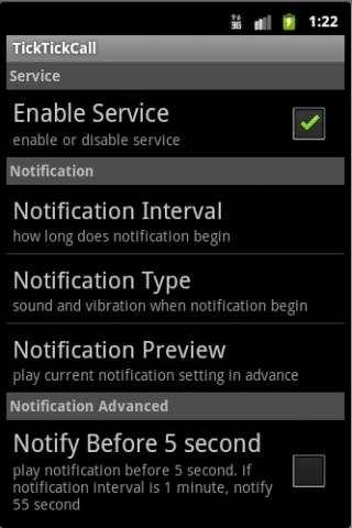 TickTickCall screenshot 1