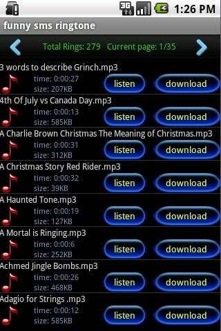 funny sms ringtone screenshot 4