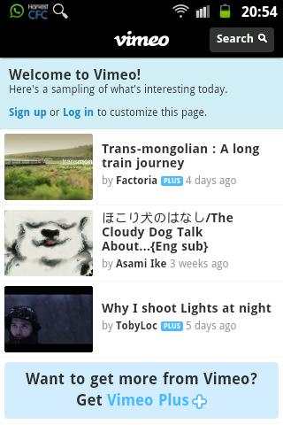 Vimeo App (Unofficial) screenshot 1