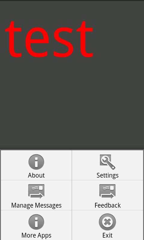 Message Scroller screenshot 2