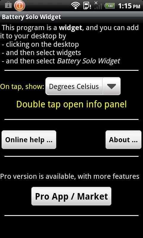 Battery Solo Widget स्क्रीनशॉट 3