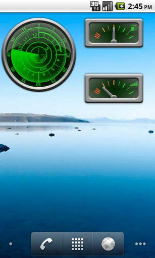 Radar Clock Widget Light screenshot 5