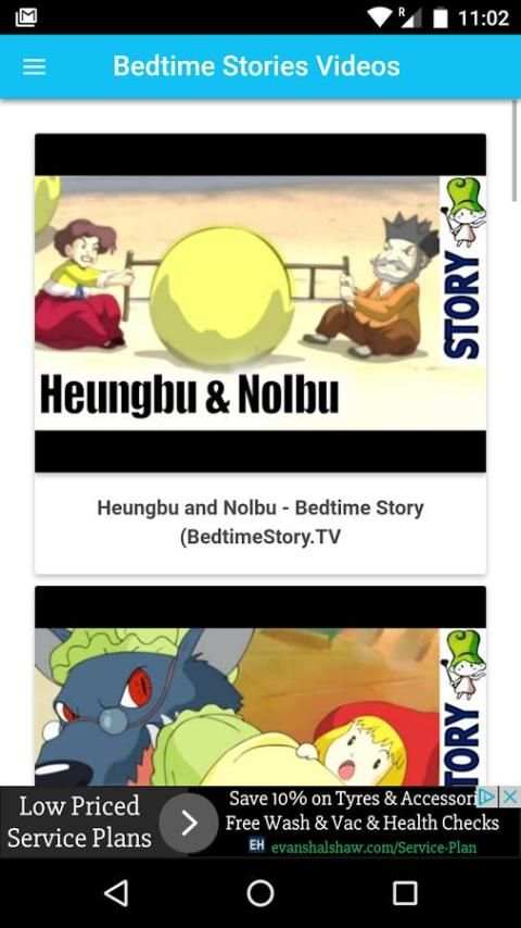 Bedtime Stories Videos 4 تصوير الشاشة