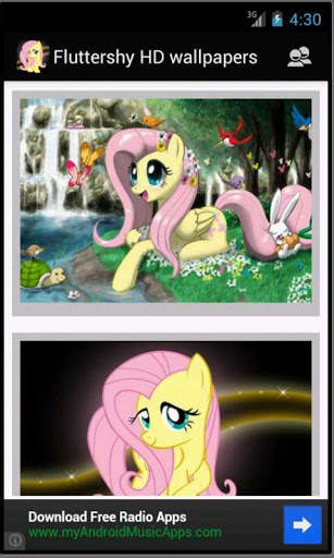 Fluttershy pony HD wallpapers screenshot 3