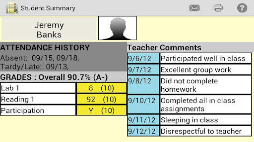 Teacher Aide Lite screenshot 2