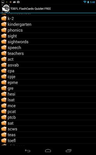 TOEFL FlashCards Quizlet FREE screenshot 4