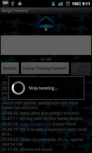 Ninja Tweeter! screenshot 4
