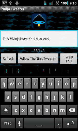 Ninja Tweeter! screenshot 3