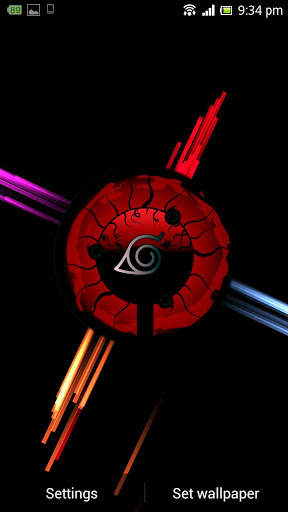 Sharingan 3D Live wallpaper скриншот 5