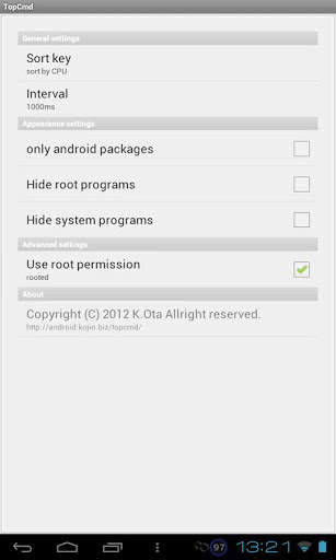 TopCmd screenshot 3