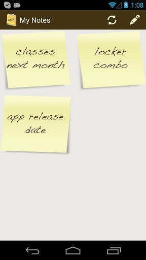 My Notes screenshot 2
