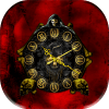 Skull Gothic Clock أيقونة