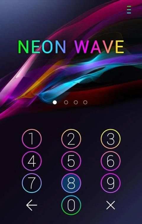 Neon Wave ThemeAppLoc ProTheme 1 تصوير الشاشة