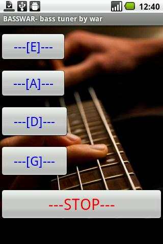 BASS WAR - bass guitar tuner 1 تصوير الشاشة