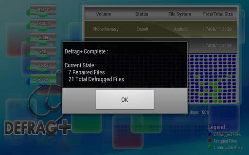 Defrag+ FREE скриншот 4