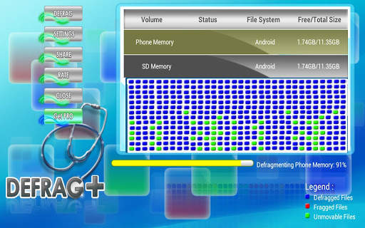Defrag+ FREE скриншот 3